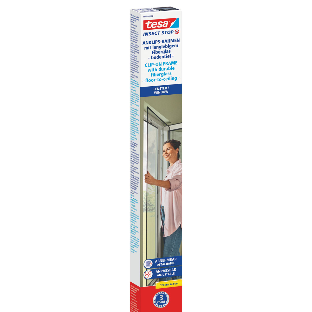 Fliegengitter Magnetvorhang XL, anthrazit Bild 1