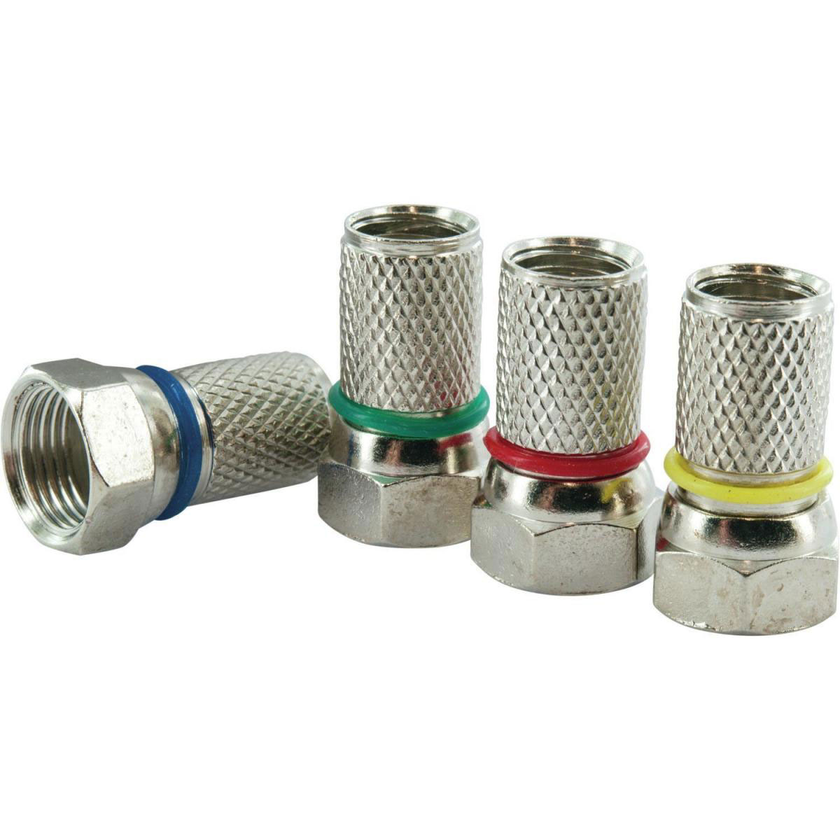 Schwaiger F-Stecker mit Farbringen 7 mm 4 Stück Bild 2