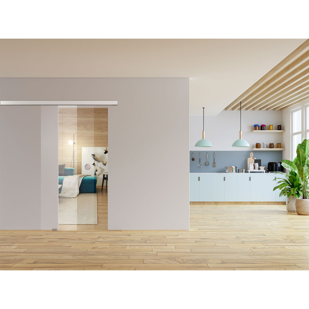 Glasschiebetür NOVA 557 93,5 x 205,8 cm Bild 3