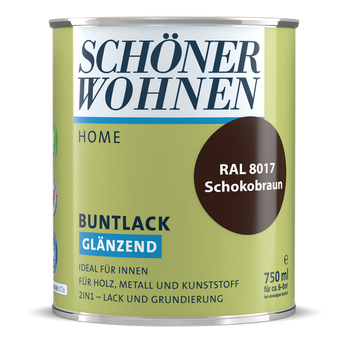 Schöner Wohnen Farbe Buntlack Home schokobraun glänzend 750 ml