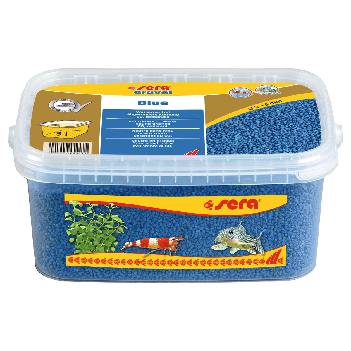 sera Gravel Blue Ø 2 - 3 mm 3 l