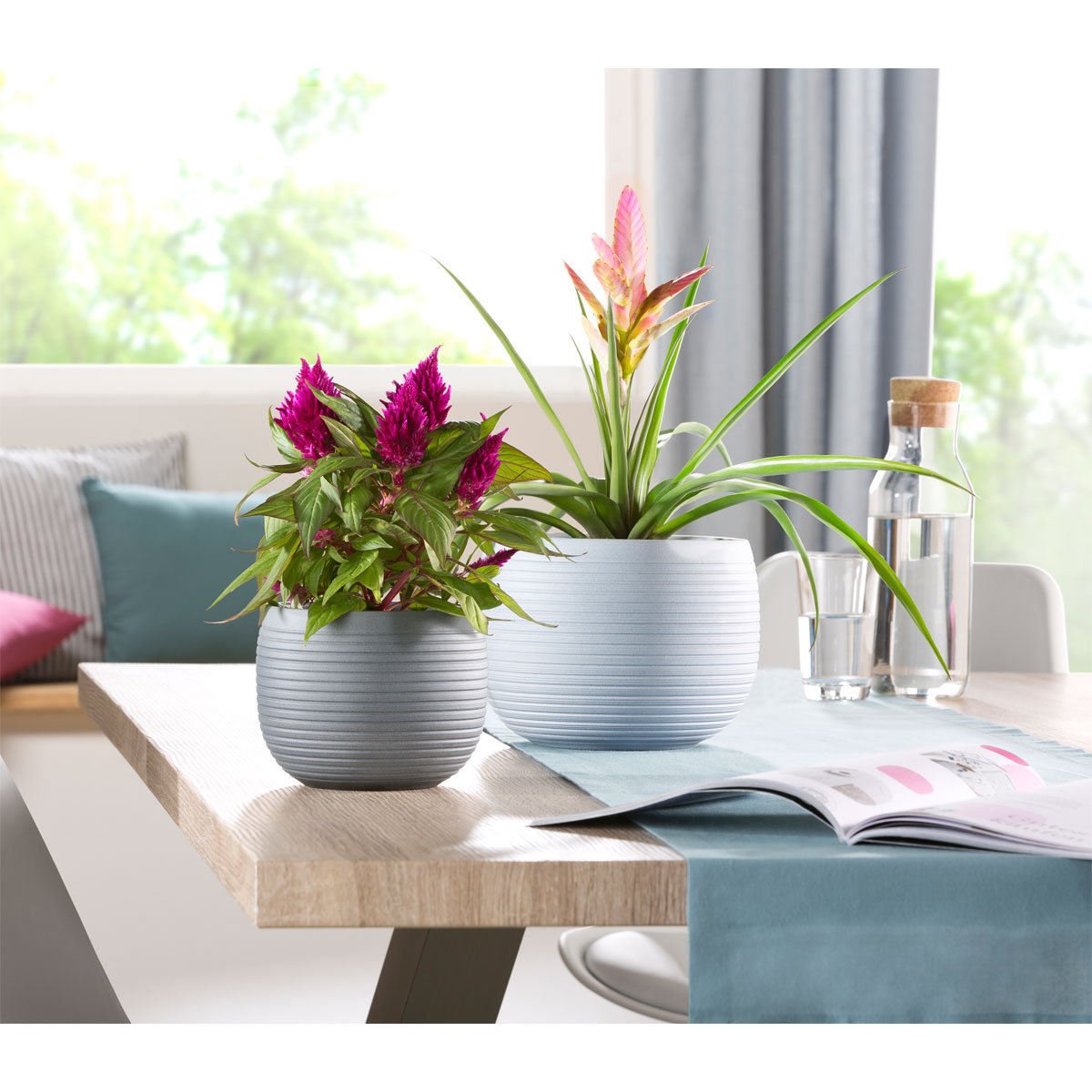 Scheurich Übertopf Durchmesser 24 cm Graphite Stone Bild 2