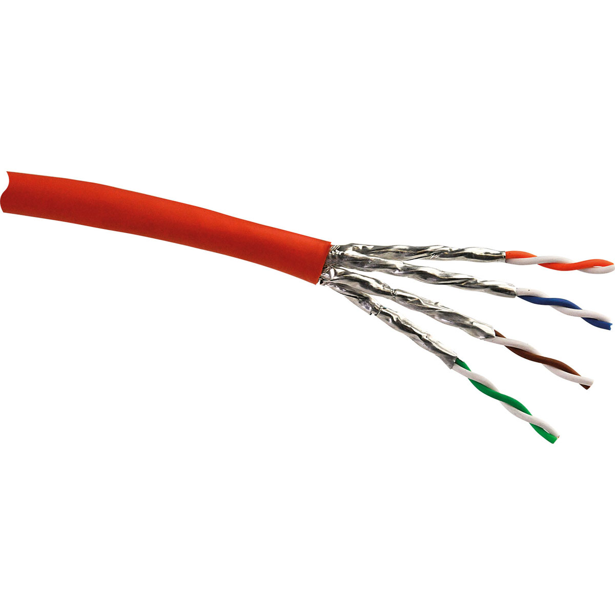 Netzwerkkabel Cat7 50,0 m STP orange online kaufen