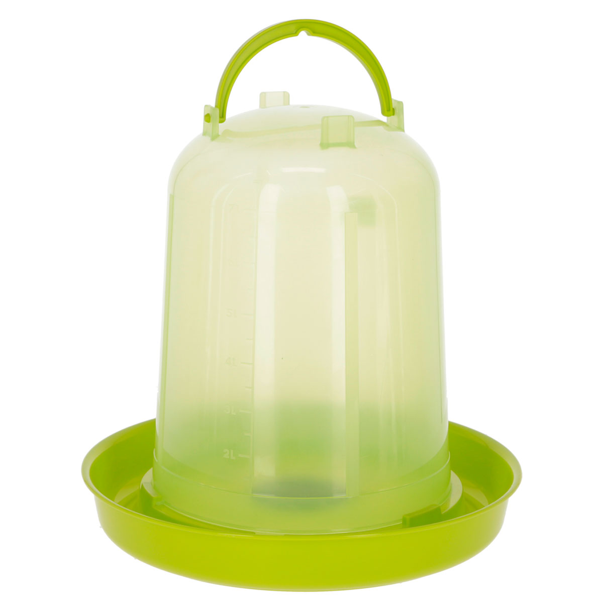 Kunststofftränke mit Stöpsel 8 L grün Bild 1