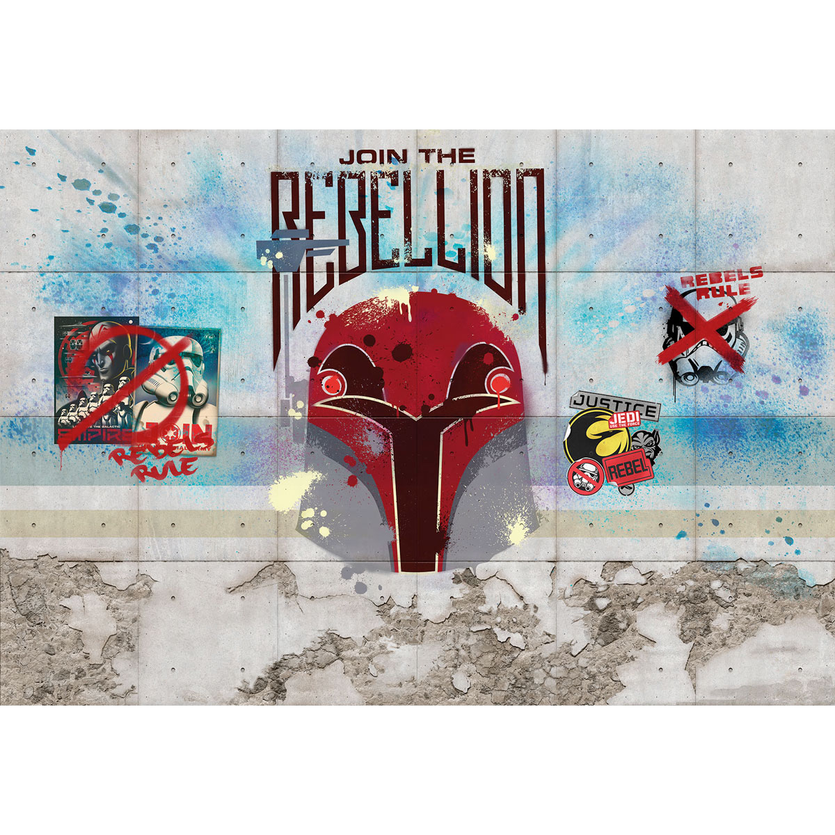 Komar  Papier Fototapete Star Wars Rebels Wall 368x254 cm Bild 2