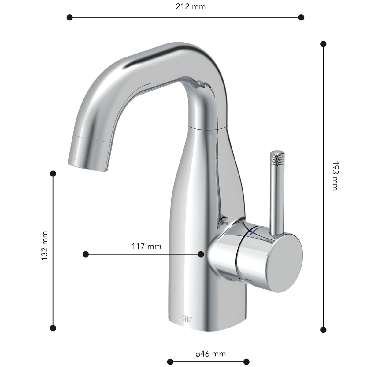 Lenz  Waschtischarmatur POLA chrom Bild 4