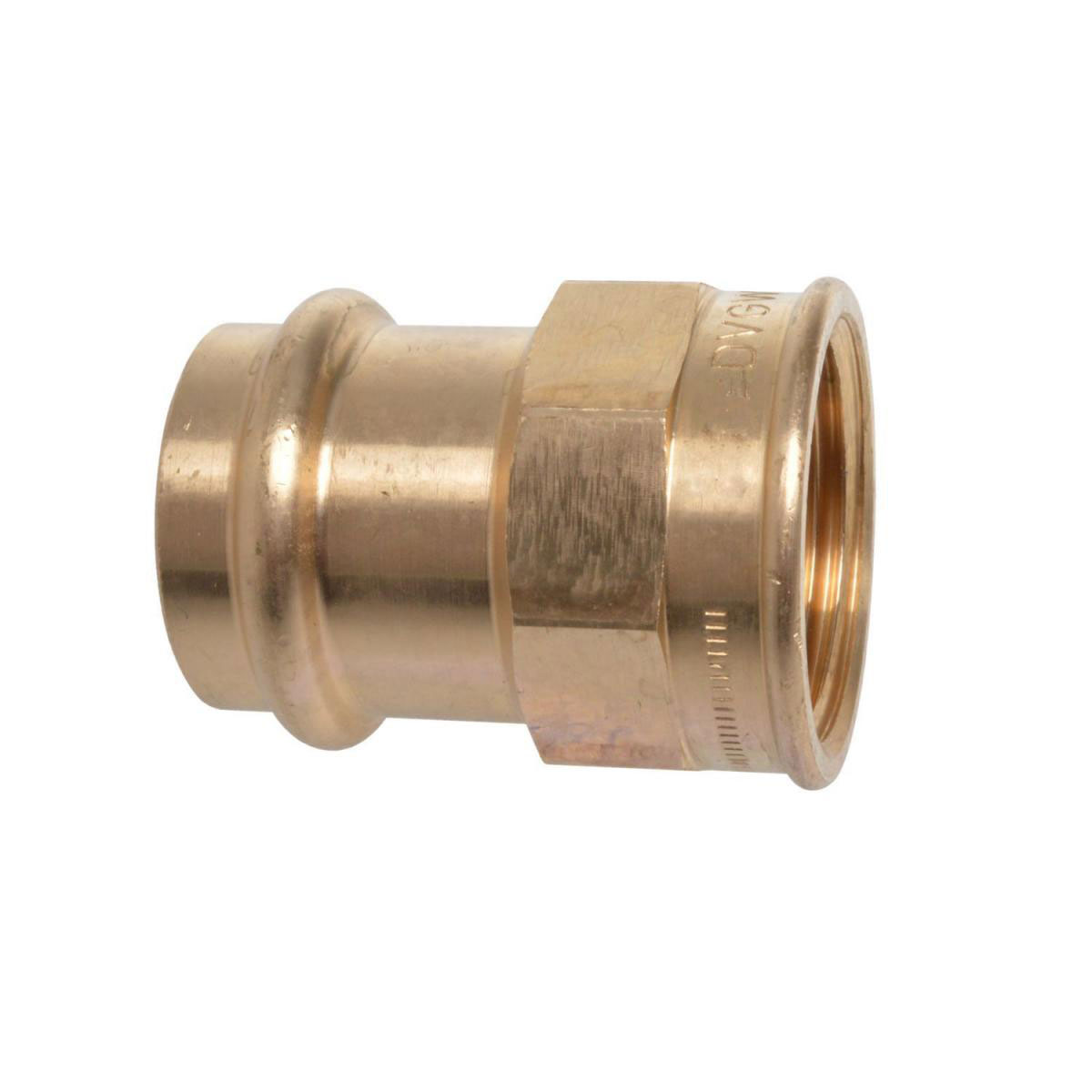 Kirchhoff Übergangsstück Pressfitting für Kupfer 22 mmx3/4IG V-Kontur 1 St. Bild 1