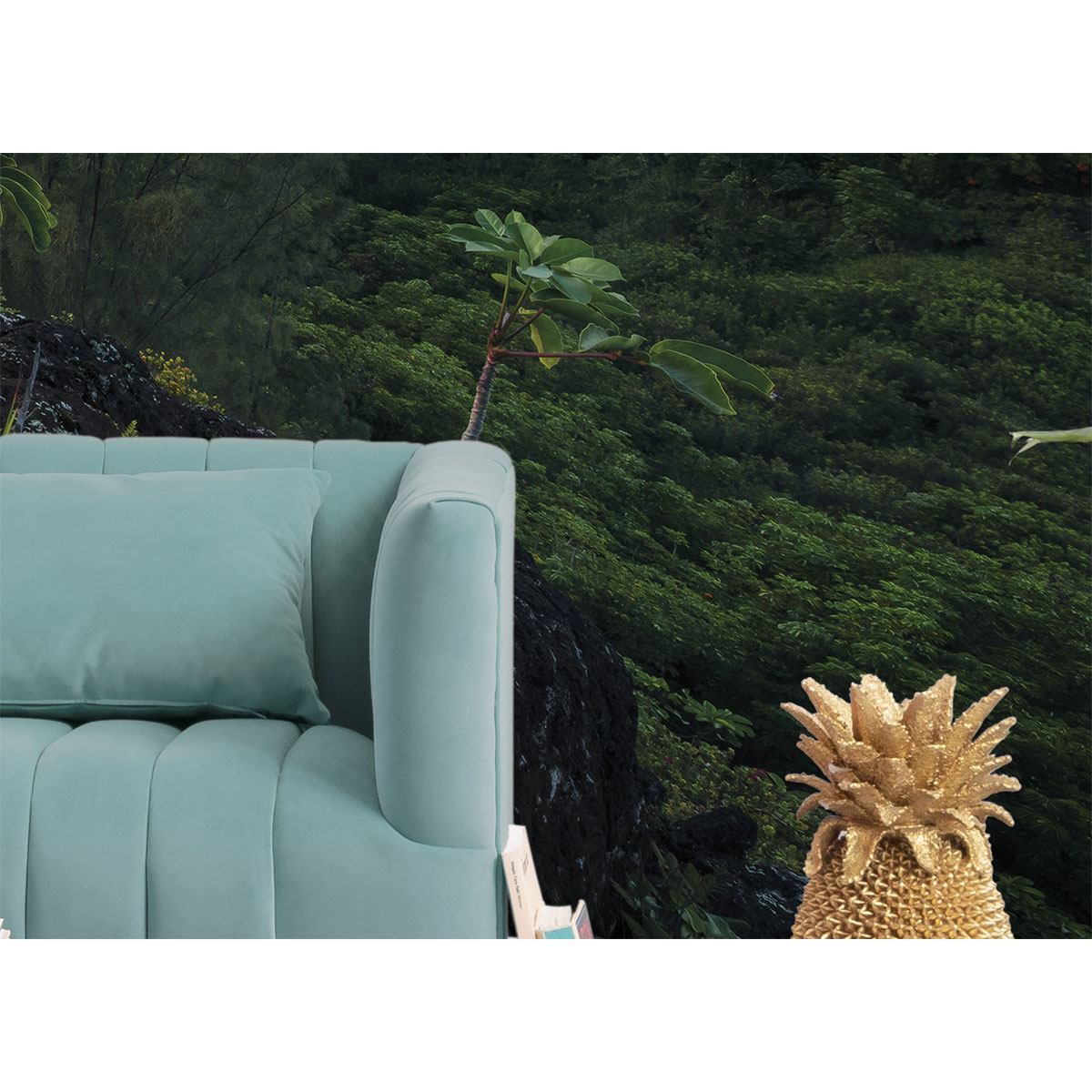 Komar  Vlies Fototapete Jurassic Island 450x280 cm Bild 4