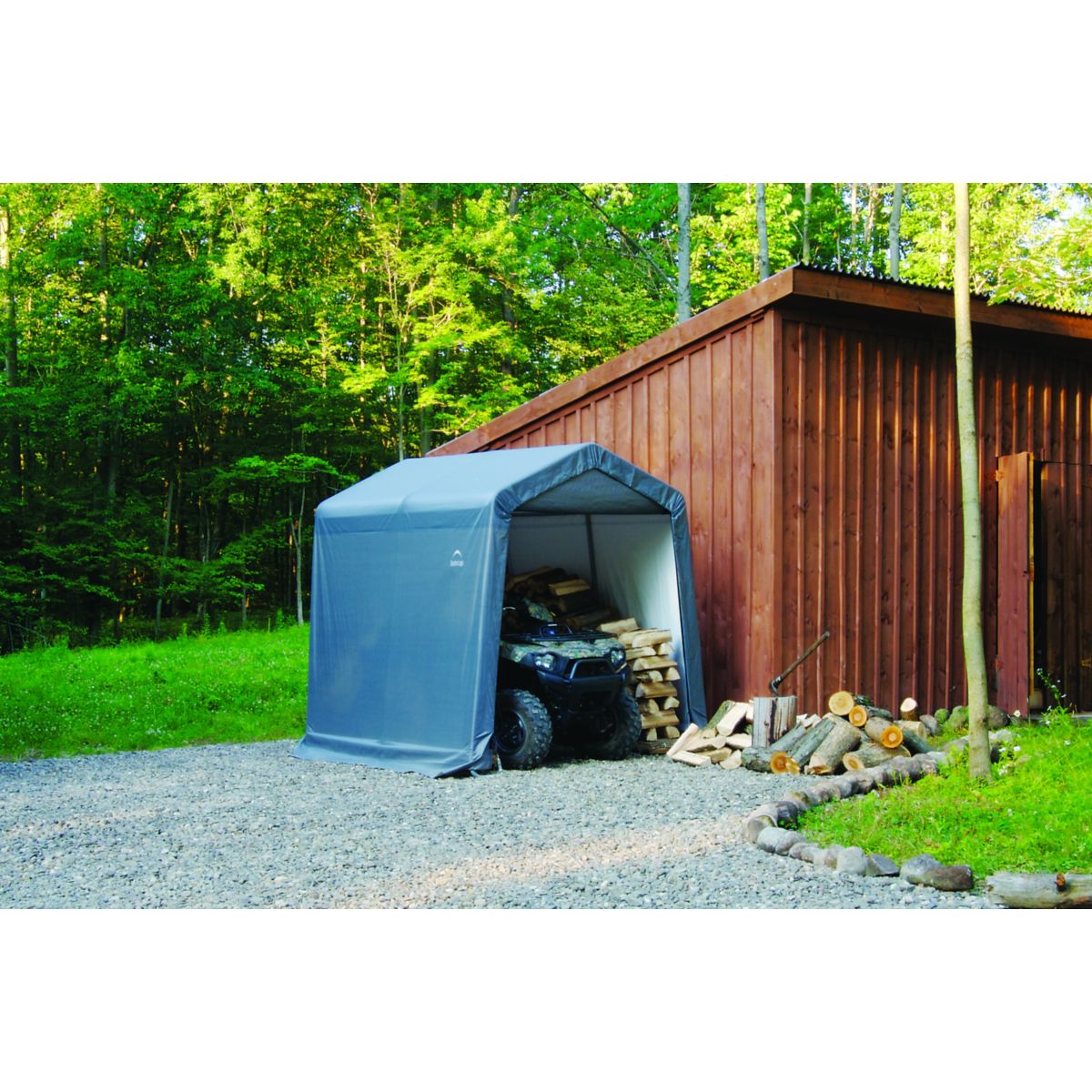 ShelterLogic Zeltgarage Gerätehaus 5,76 m² 240x240x240 cm Bild 4