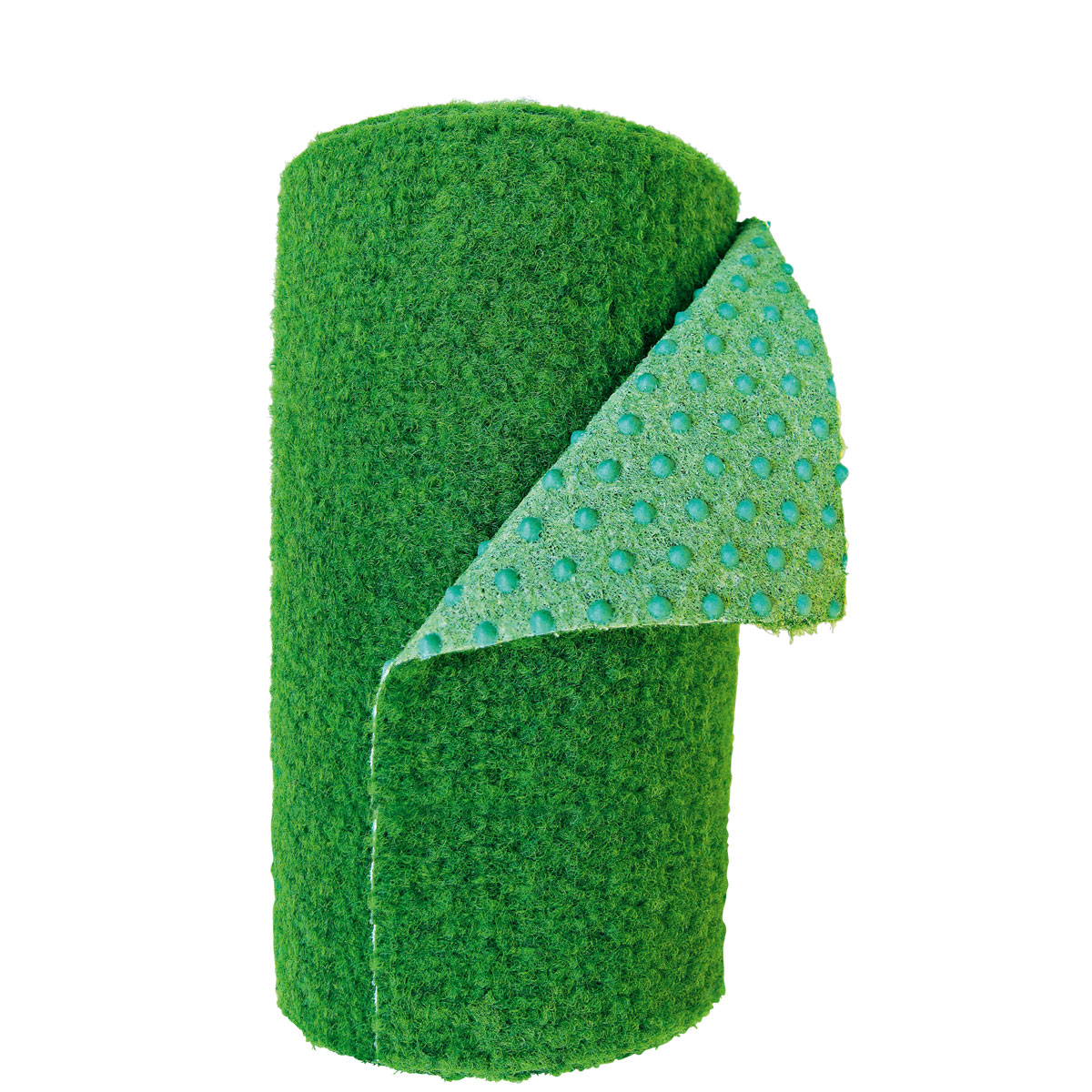 Kunstrasen mit Noppen grün 133 x 300 cm Bild 1