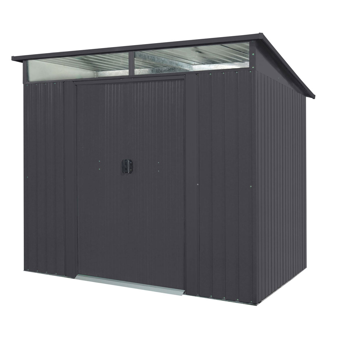 Pergart Gerätehaus Lübeck 4m² anthrazit matt Bild 1