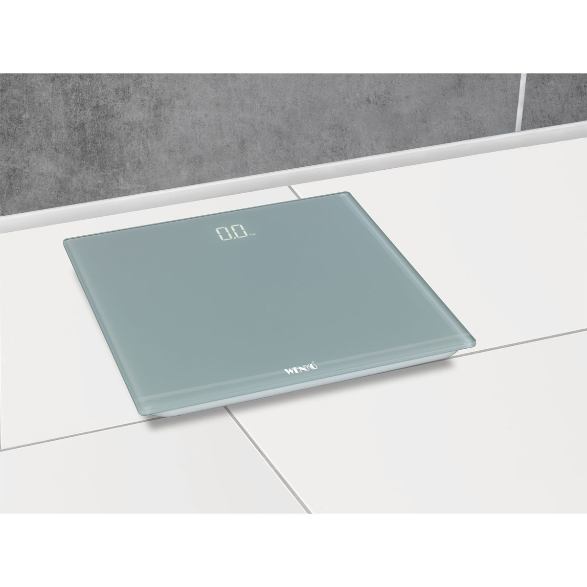 Wenko  Personenwaage LED Grau digitale Körperwaage mit LED-Display Bild 7