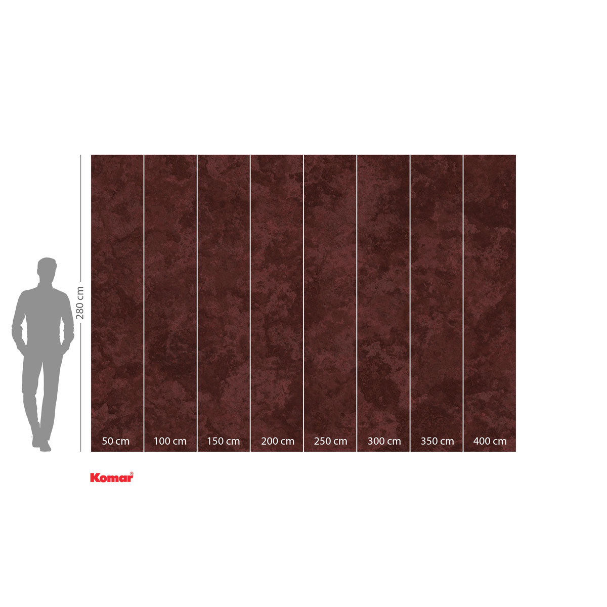 Komar  Vlies Fototapete The Wall 400x280 cm Bild 3