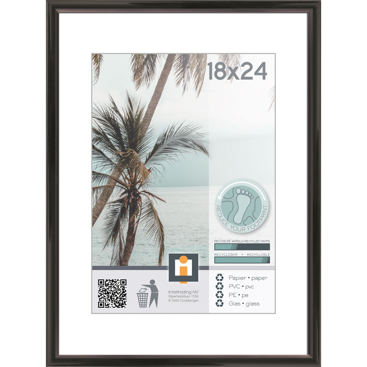 Bilderrahmen Kyoto 18x24 cm schwarz Bild 1