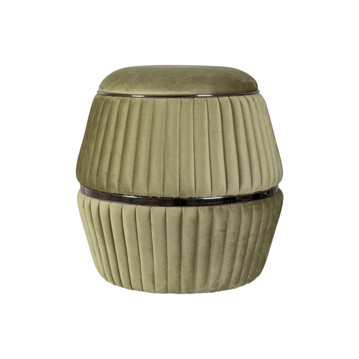 Hocker Doric 225 grün graphit