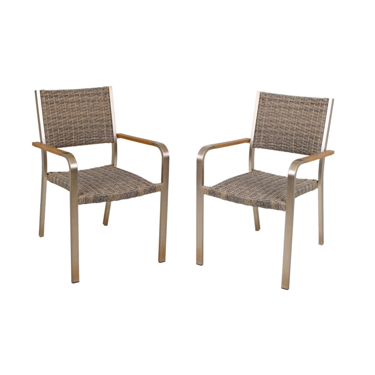 Garden Pleasure Tischgruppe FLORENCE, 9tlg. Aluminium, Nonwood, Kunststoffgefleht Bild 5