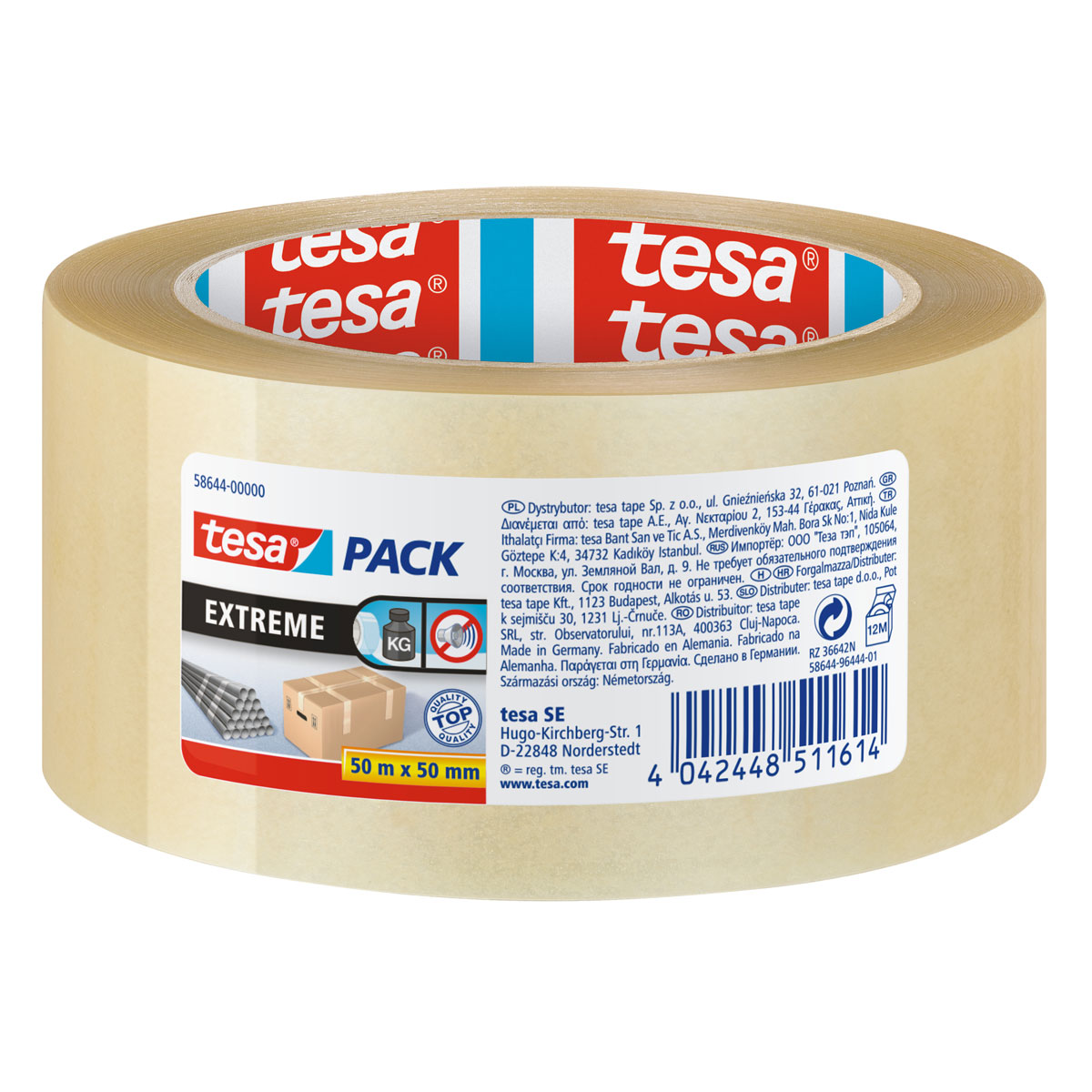 Tesa pack Extreme transparent 50 mm x 50m