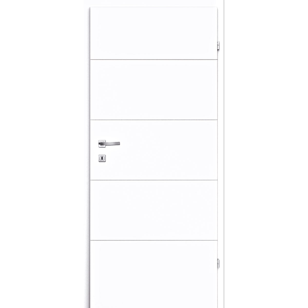 Zimmertür Sylt DIN R weiß 98,5 x 198,5 cm