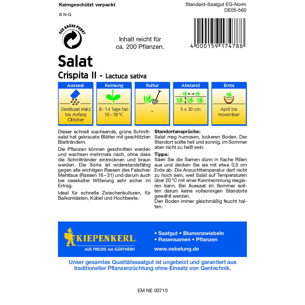 Kiepenkerl Salat Crispita II Bild 3