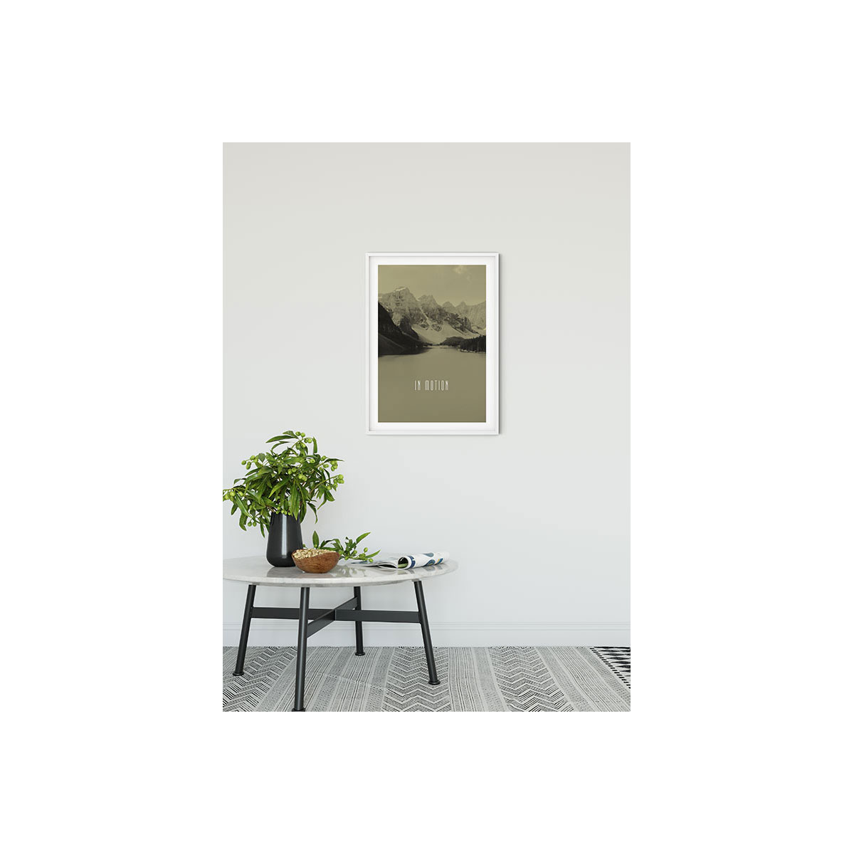 Komar  Wandbild Word Lake In Motion Sand 40x50 cm Bild 1