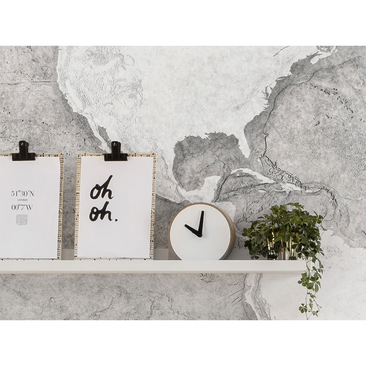 Komar  Vlies Fototapete World Relief 350x250 cm Bild 8