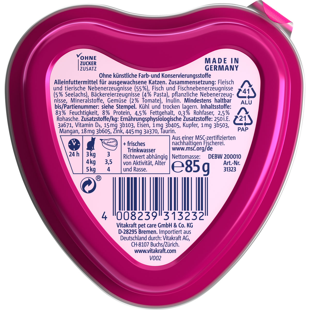 Poésie Sauce Seelachs und Tomate 85g Schale Bild 3