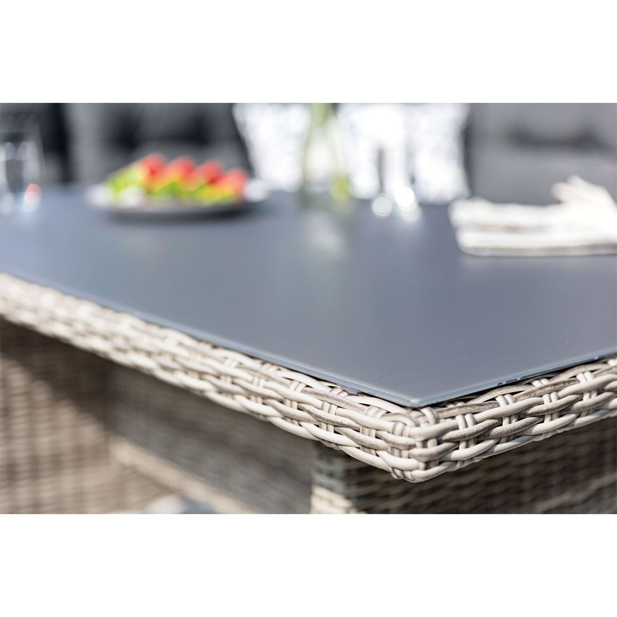 Haveson Ersatzglasplatte für Tisch HHM 869191