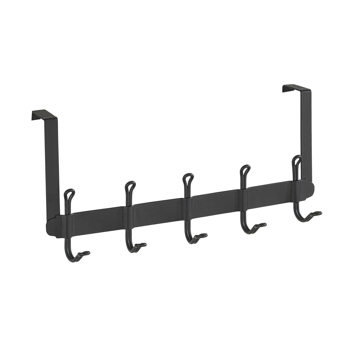 Wenko Türgarderobe Nostalgie 5 Haken schwarz Bild 1