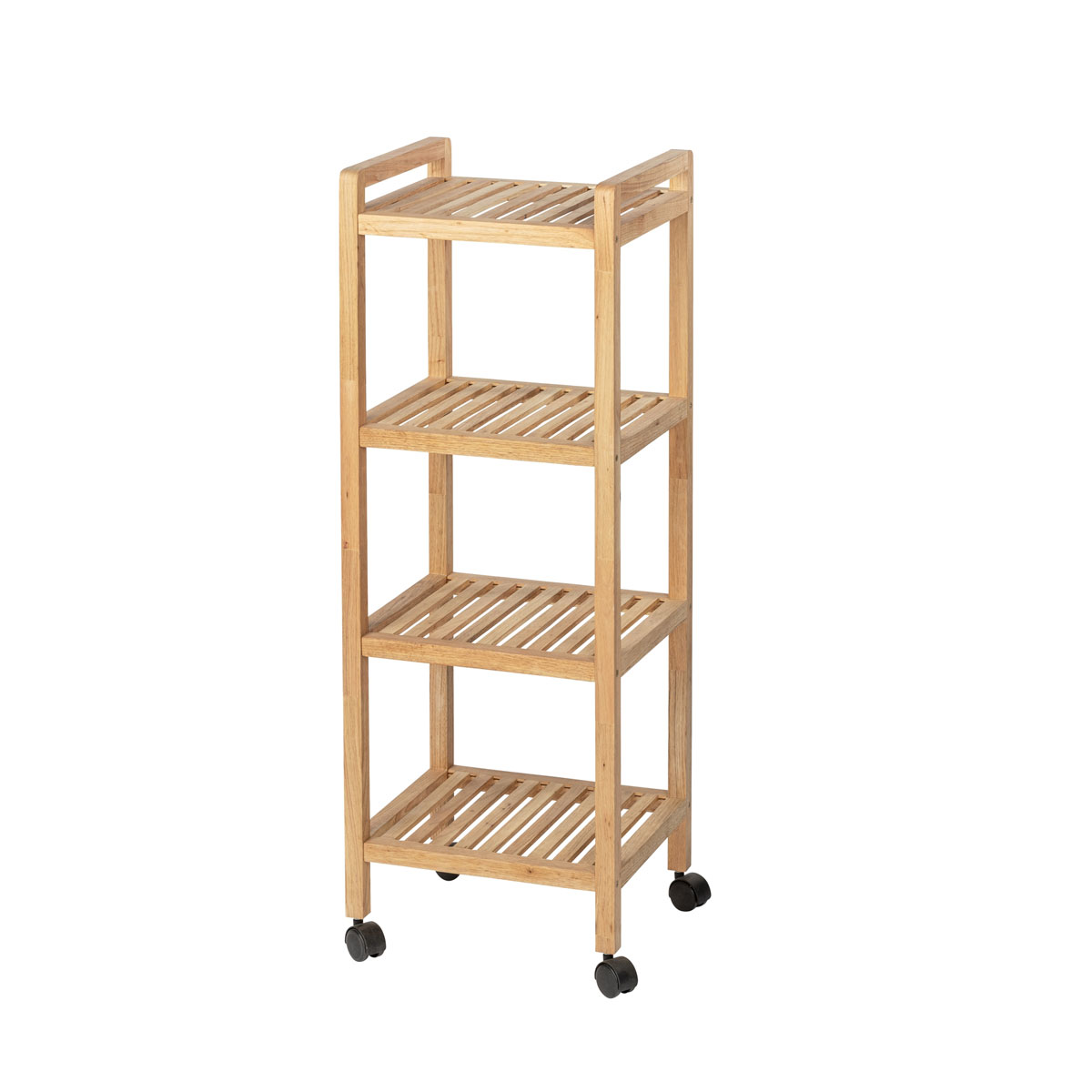 Wenko  Haushalts- und Badwagen Norway 4 Etagen schmales Bad- Küchen- und Wohnregal auf Rollen Bild 6