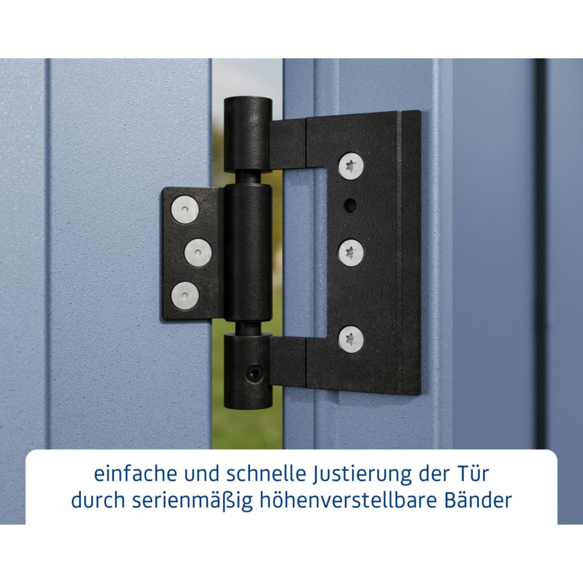 EcoStar  Gerätehaus Elegant-STyp 3RAL5014 1 flg Bild 5