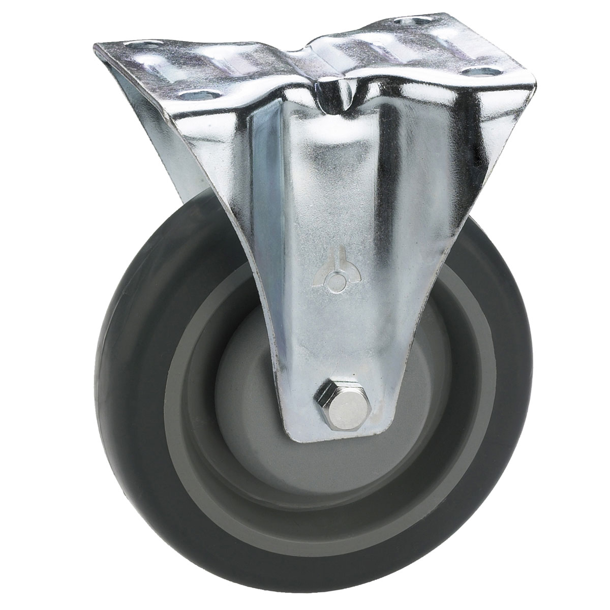 Dörner + Helmer Transportgeräte-Bockrolle mit Fadenschutz 100 x 32 mm verzinkt