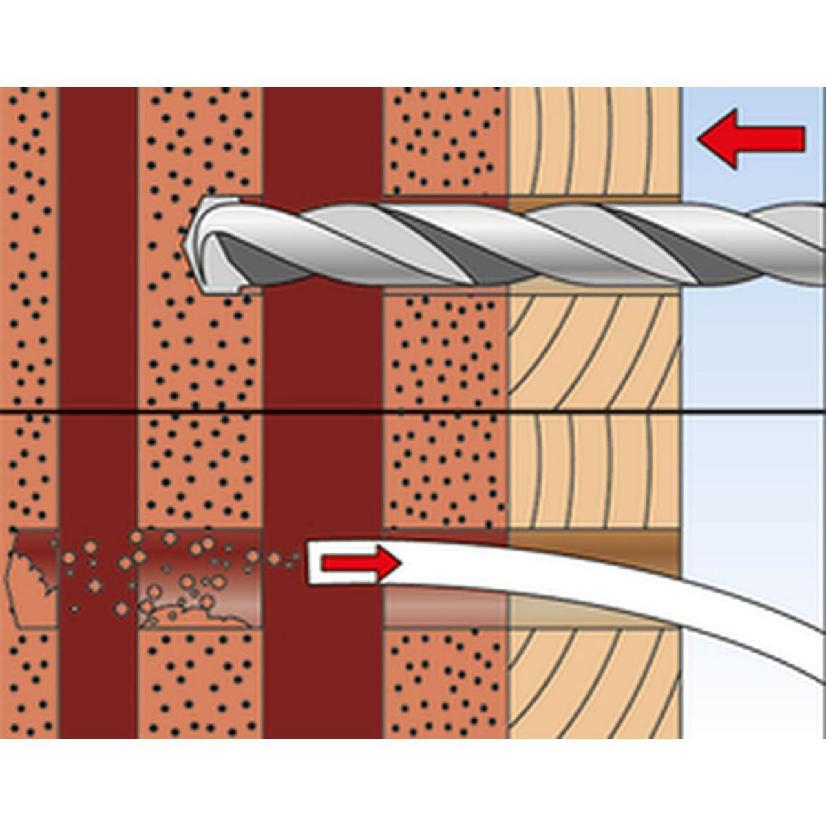 Fischer  Langschaftdübel SX RL 14 x 200 mm Sechskantschraube mit U-Scheibe 1 Stück Bild 3