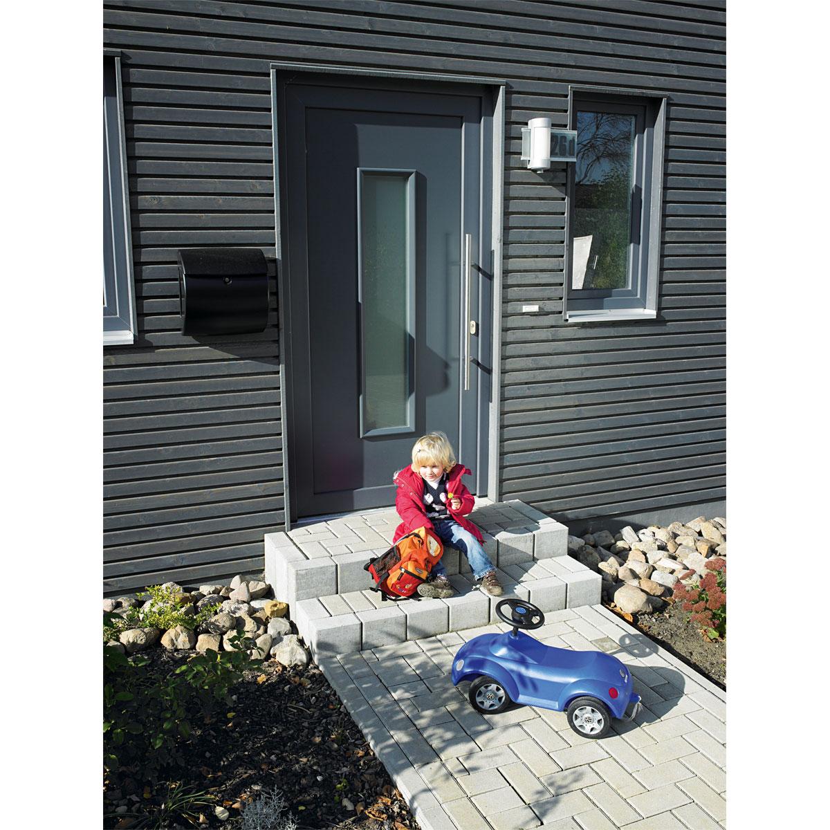 Lusit  Rechteckpflaster mit Fase grau 10 x 20 x 8 cm Bild 4