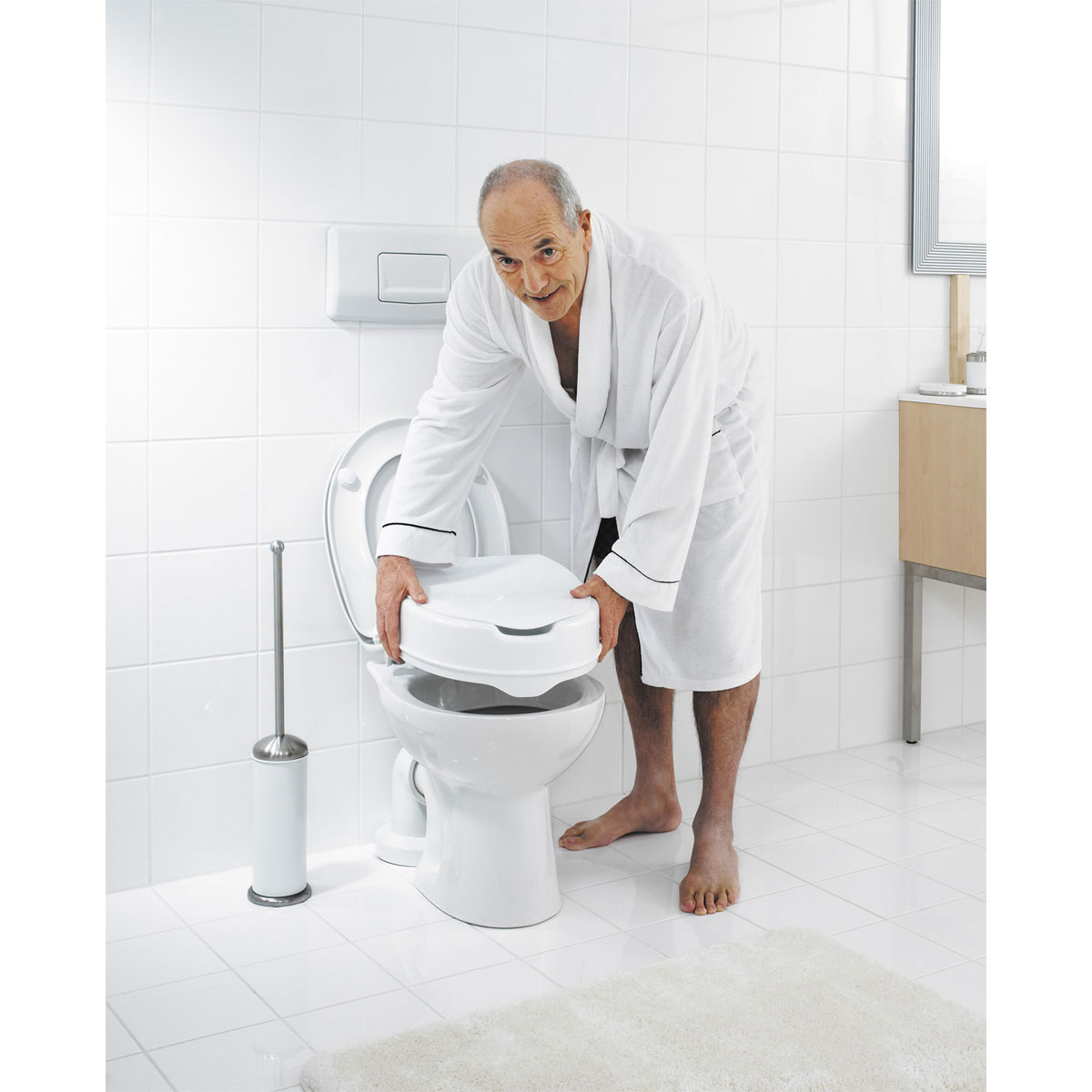 Ridder  Toilettensitzerhöhung mit Deckel Sam Bild 6