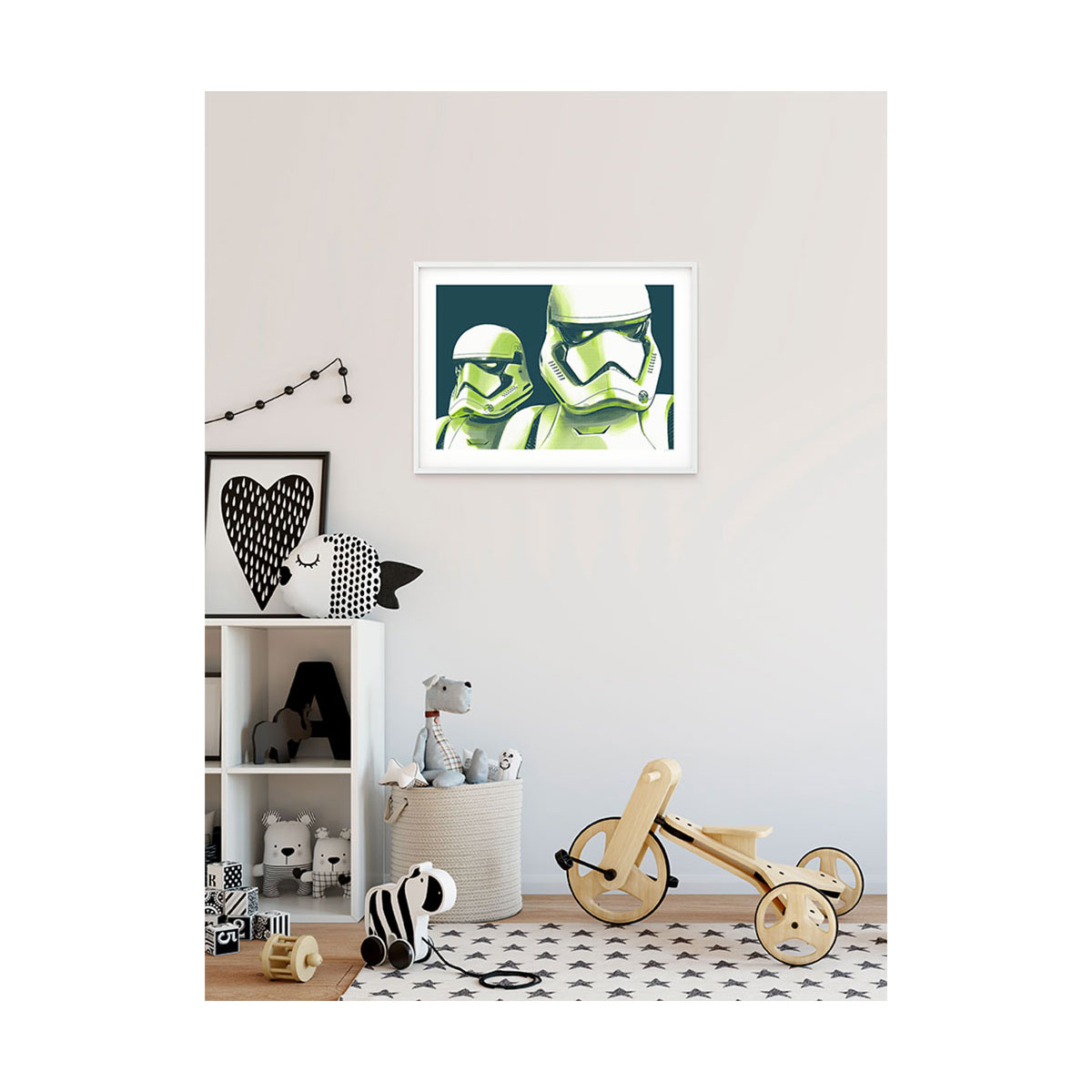 Komar  Wandbild Star Wars Faces Stormtrooper 70x50 cm Bild 3