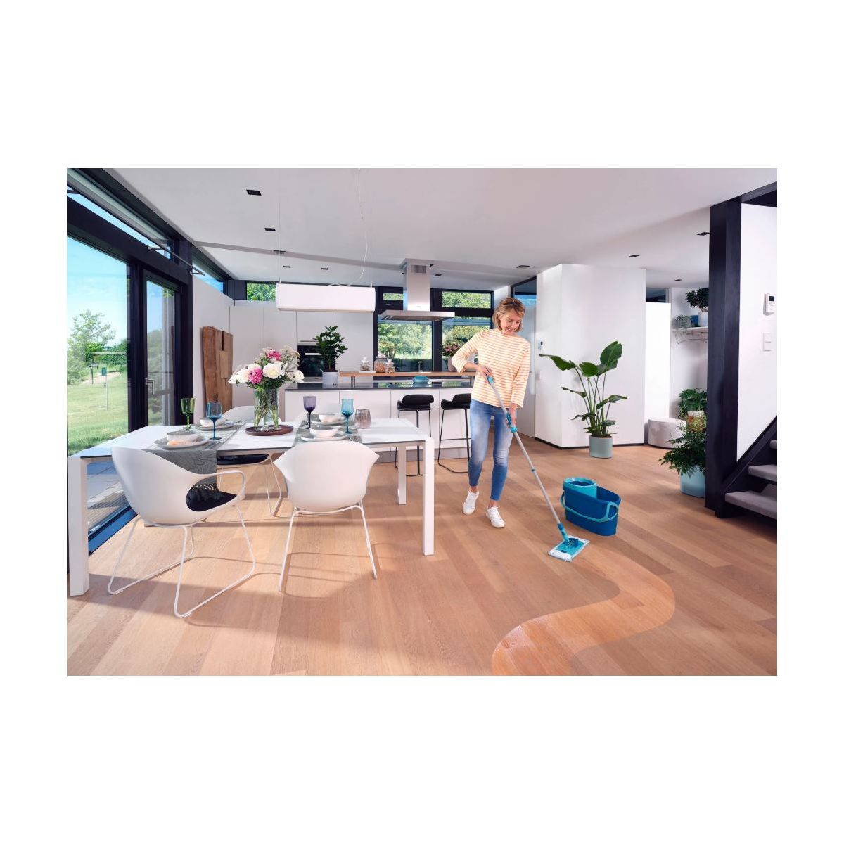 Leifheit Bodenwischer-Set CLEAN TWIST M Ergo Bild 2