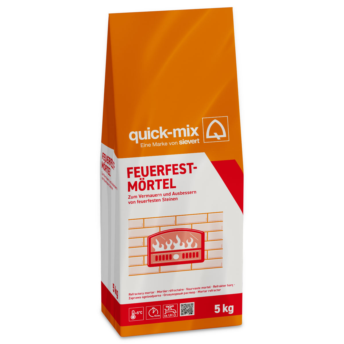 Feuerfestmörtel 5 kg