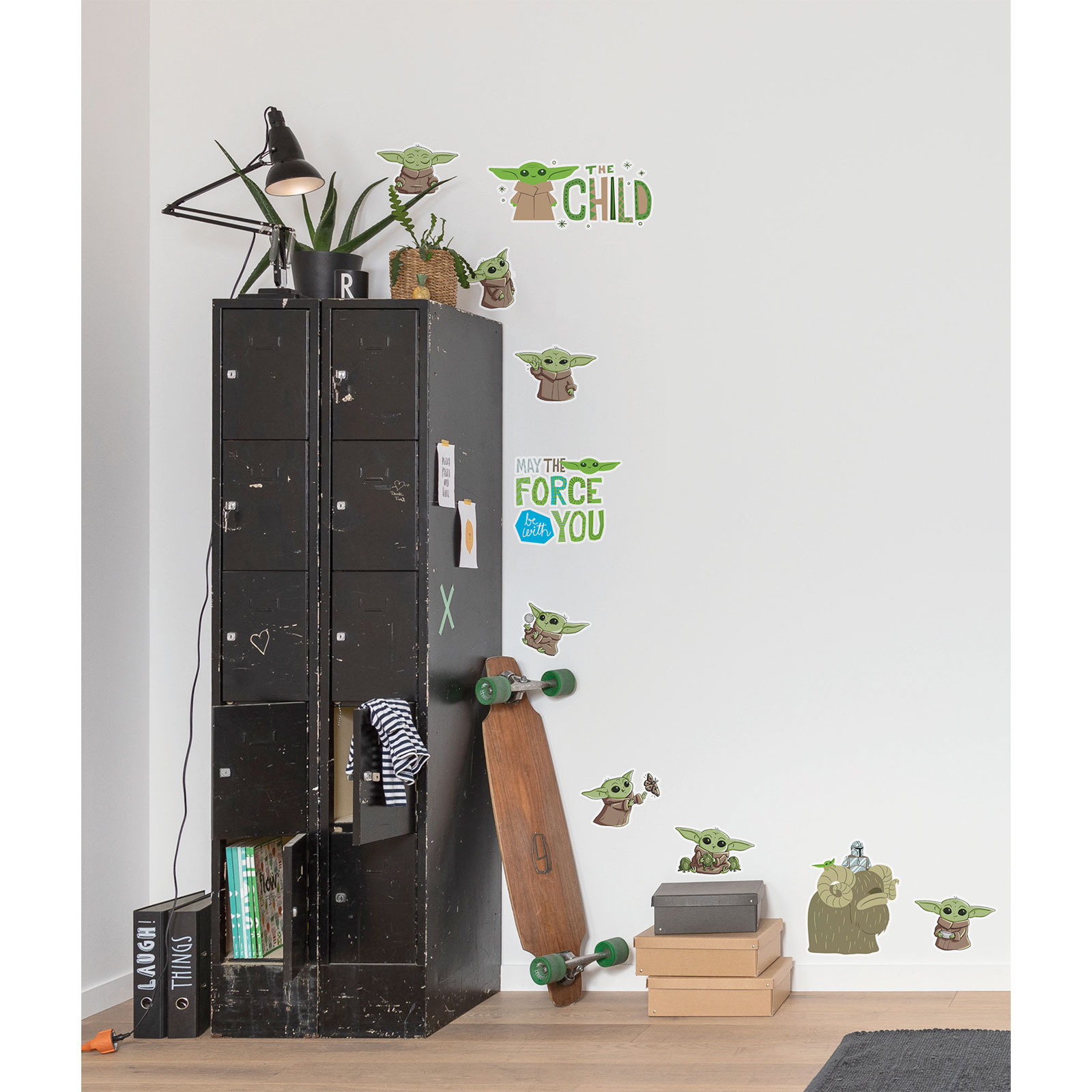 Komar  Wandtattoo Mandalorian Founding Grogu 50x70 cm