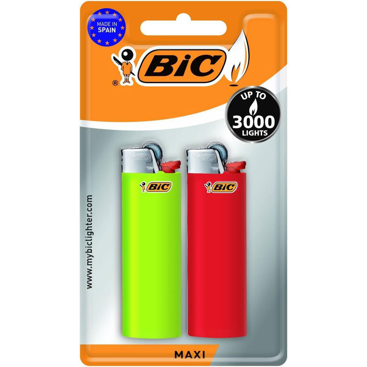 Feuerzeug Maxi 2er Set