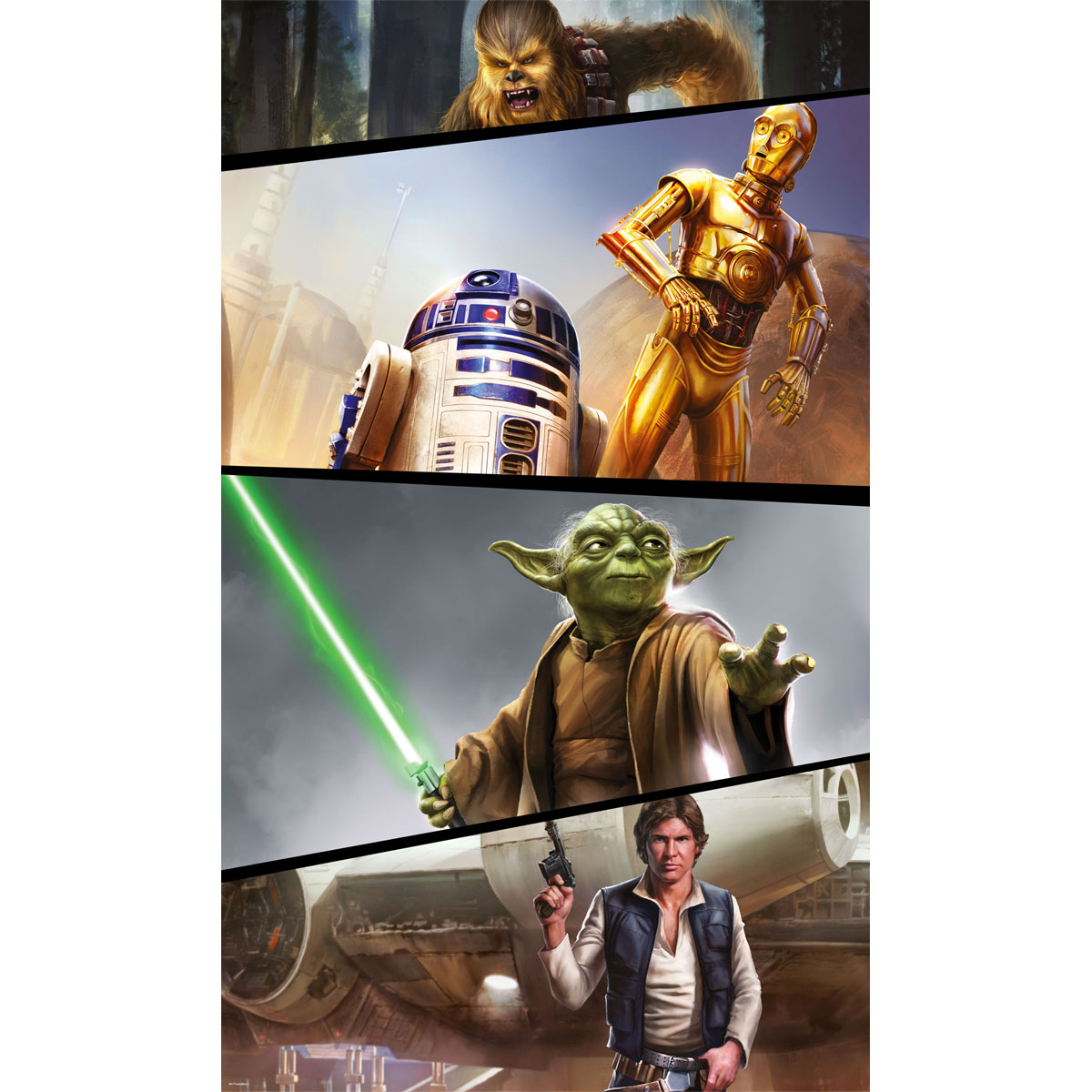 Komar  Vlies Fototapete Star Wars Moments Rebels 120x200 cm Bild 2