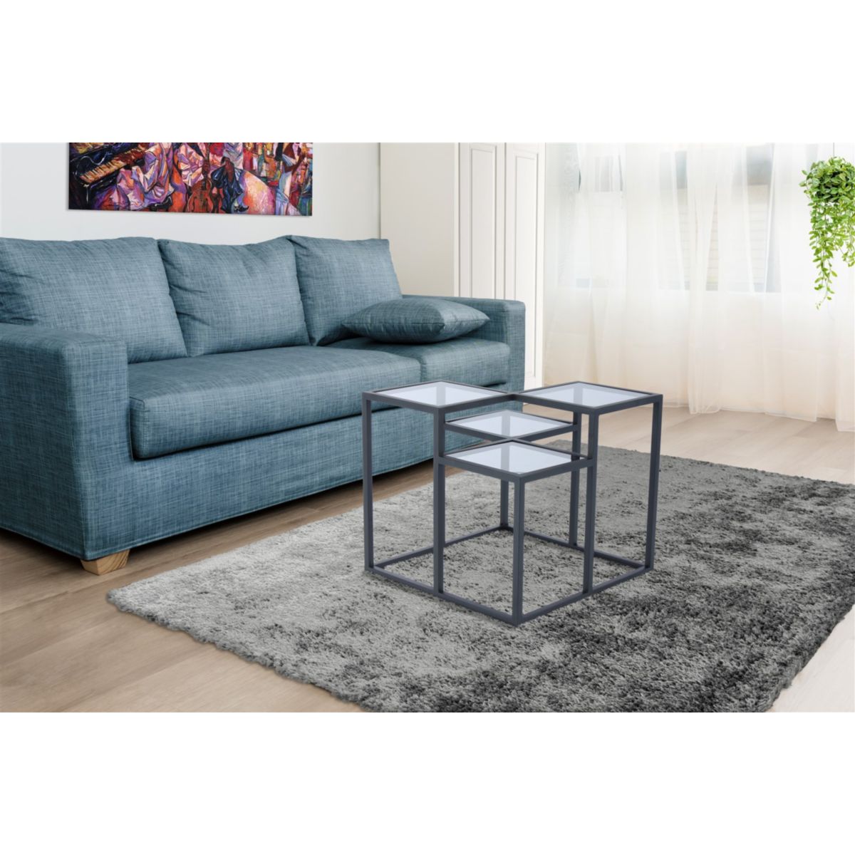 Beistelltisch Steps 625 schwarz Bild 4