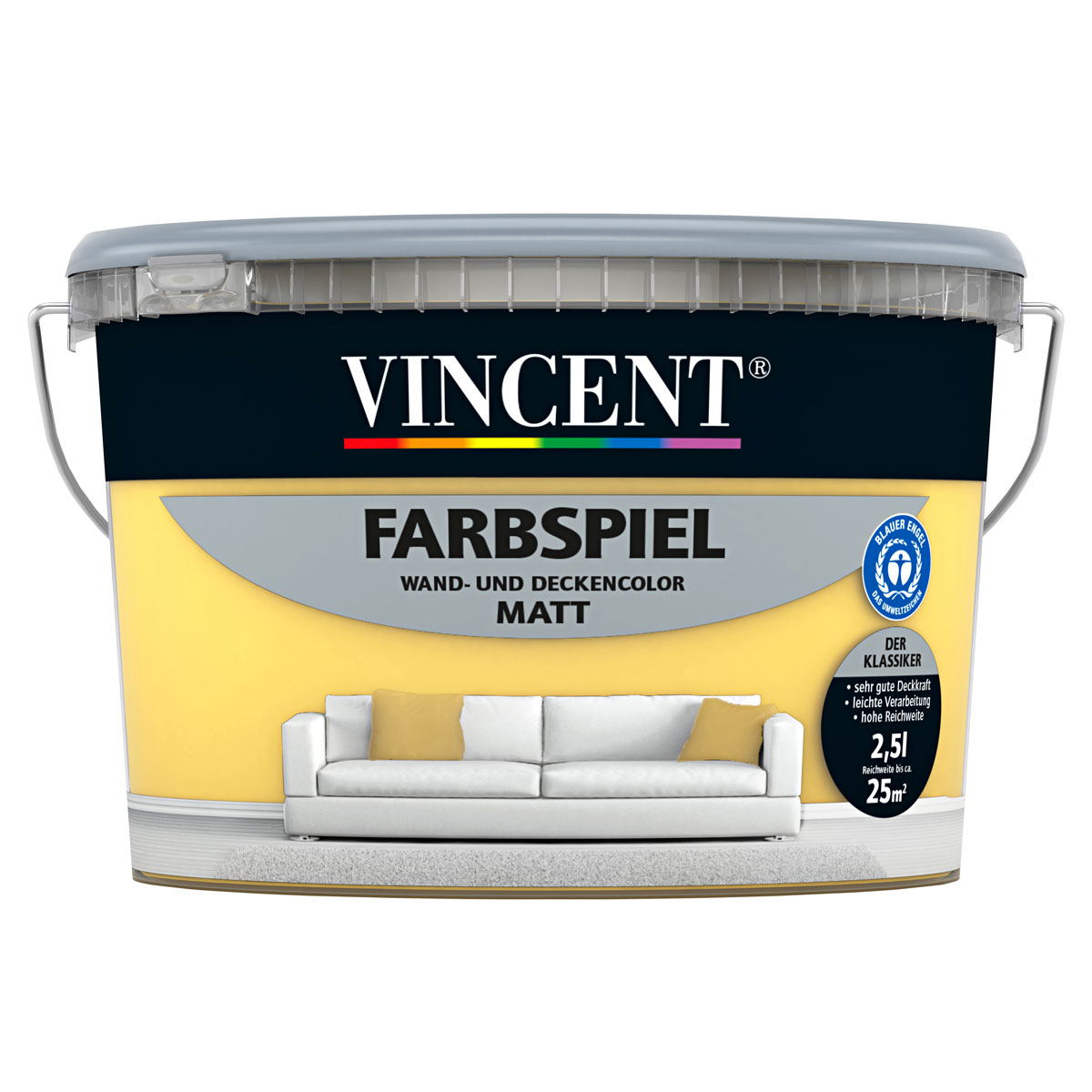 Vincent Farbspiel Sonnenhut matt 2,5 L