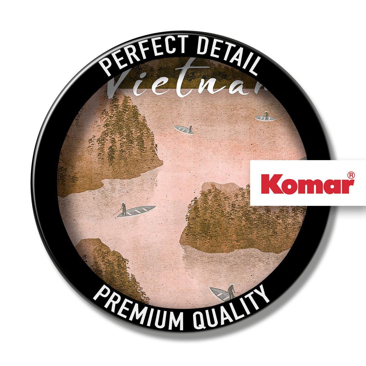 Komar  Wandbild Vintage Travel Vietnam 30x40 cm Bild 3