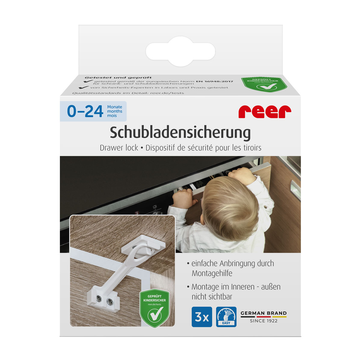 Reer Multipack Schrank- und Schubladensicherung Bild 1