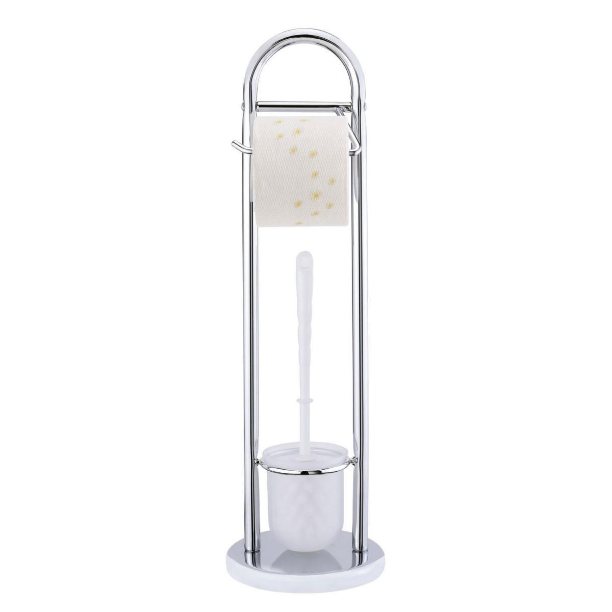 Wenko Stand WC-Garnitur Siena chrom Bild 3