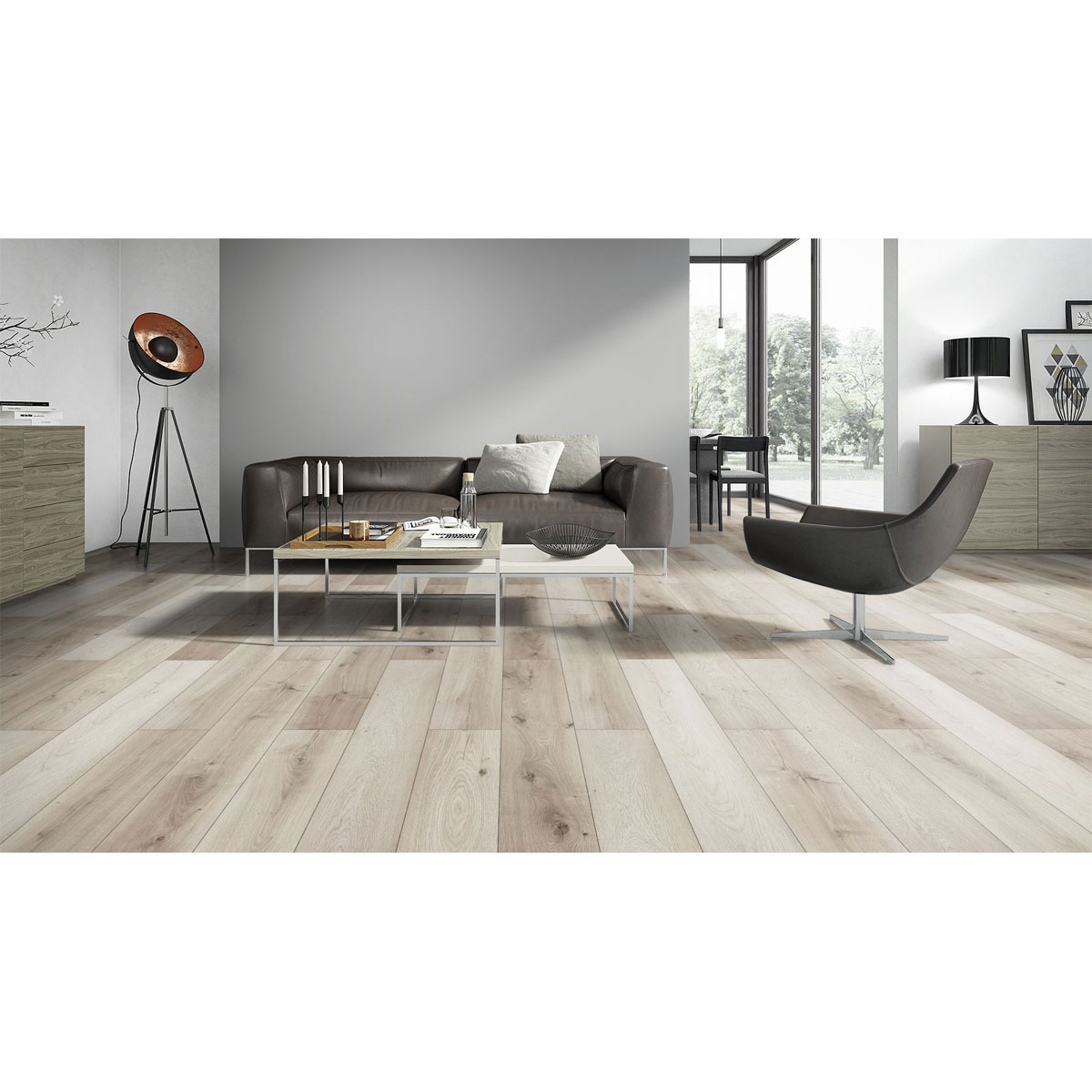 Laminat Classen WR 4V Oak grey mix 1285 x 192 x 8 mm Bild 3