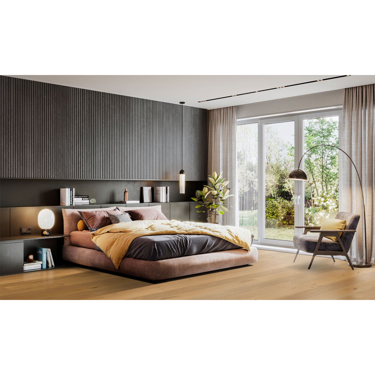 Susify-Bodenbelag FSC Oak Pure 1900 x 190 x 8 mm Bild 5