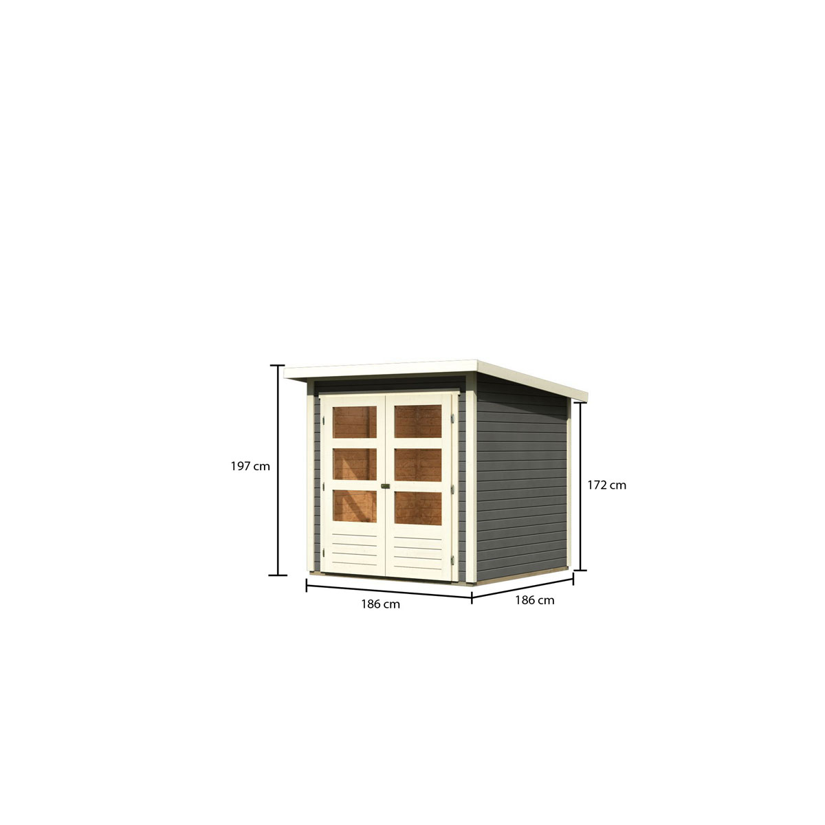 Karibu BBH Stockach 2 terragrau Bild 5