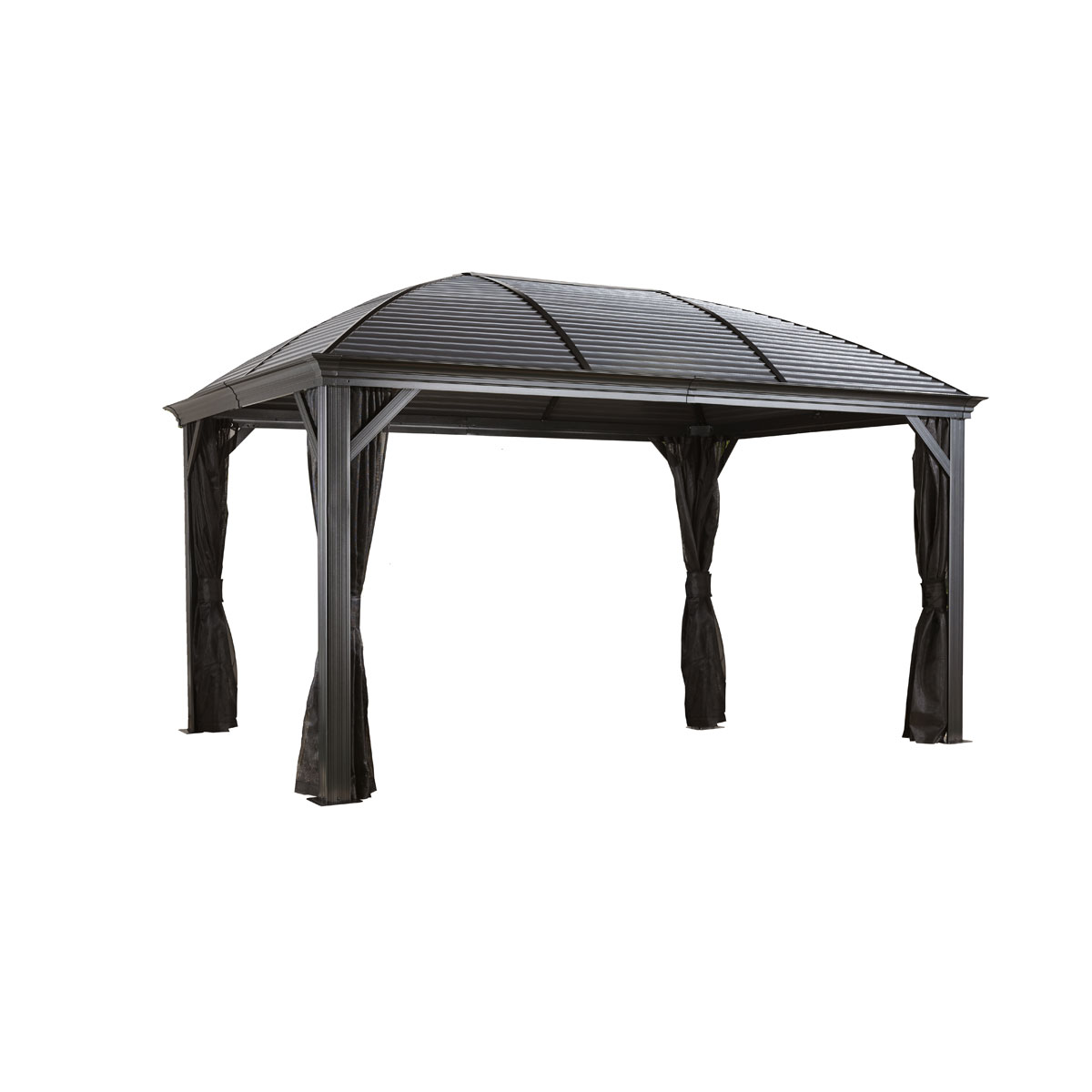 Sojag Pavillon Moreno 1014 inkl. Moskitonetz 298x423x283cm Anthrazit