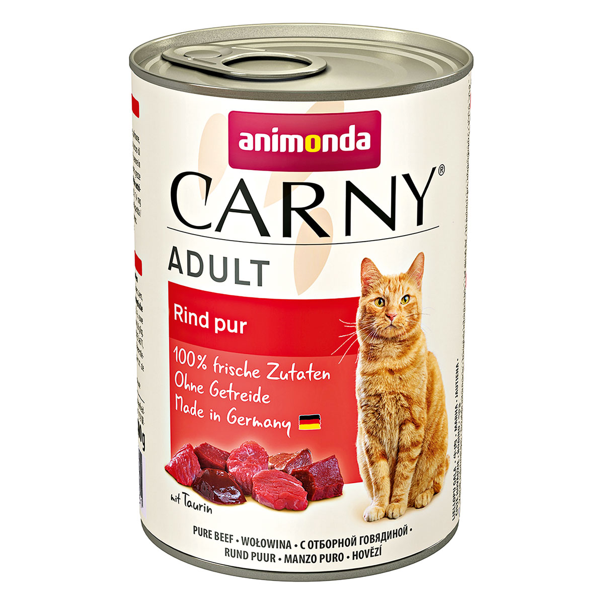 Carny Nassfutter Adult Rind pur 400 g